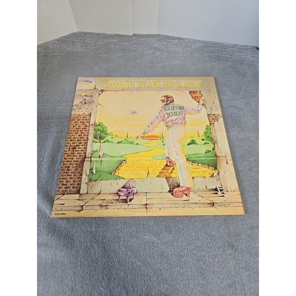 Elton John Goodbye Yellow Brick Road Vinyl LP 1973 MCA2-10003 Double Album 2LP